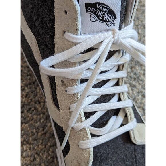 Vans Women's Black High-Cut Lace-Up Skateboard Shoes Size 8 - Picture 9 of 9